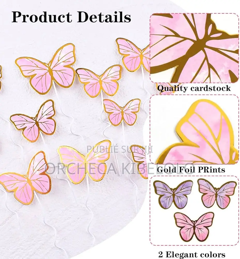 Papillon Non Comestible Pour Décorer Ses Gâteaux