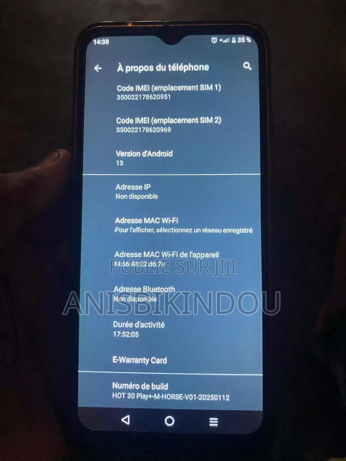 Nouveau Tecno Camon i Air 16 GB Blanc