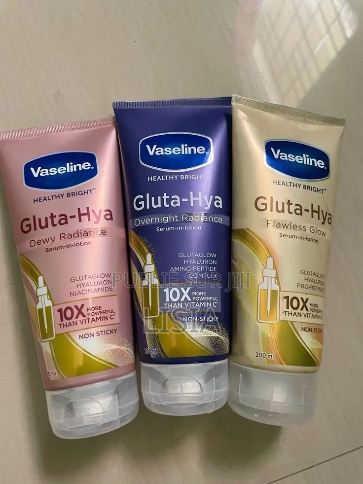 Lotions Corporelles Vaseline Healthy Bright Gluta-Hya