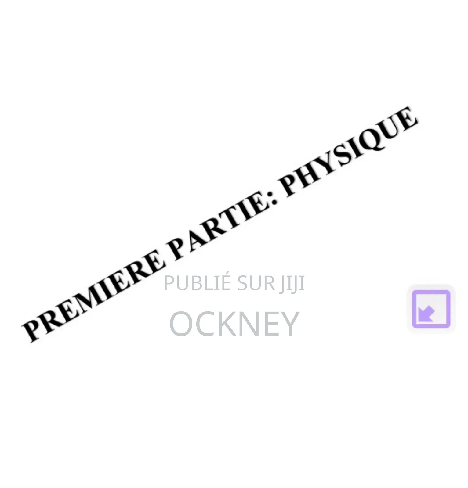 Livre Électronique Format PDF De Physique- Chimie