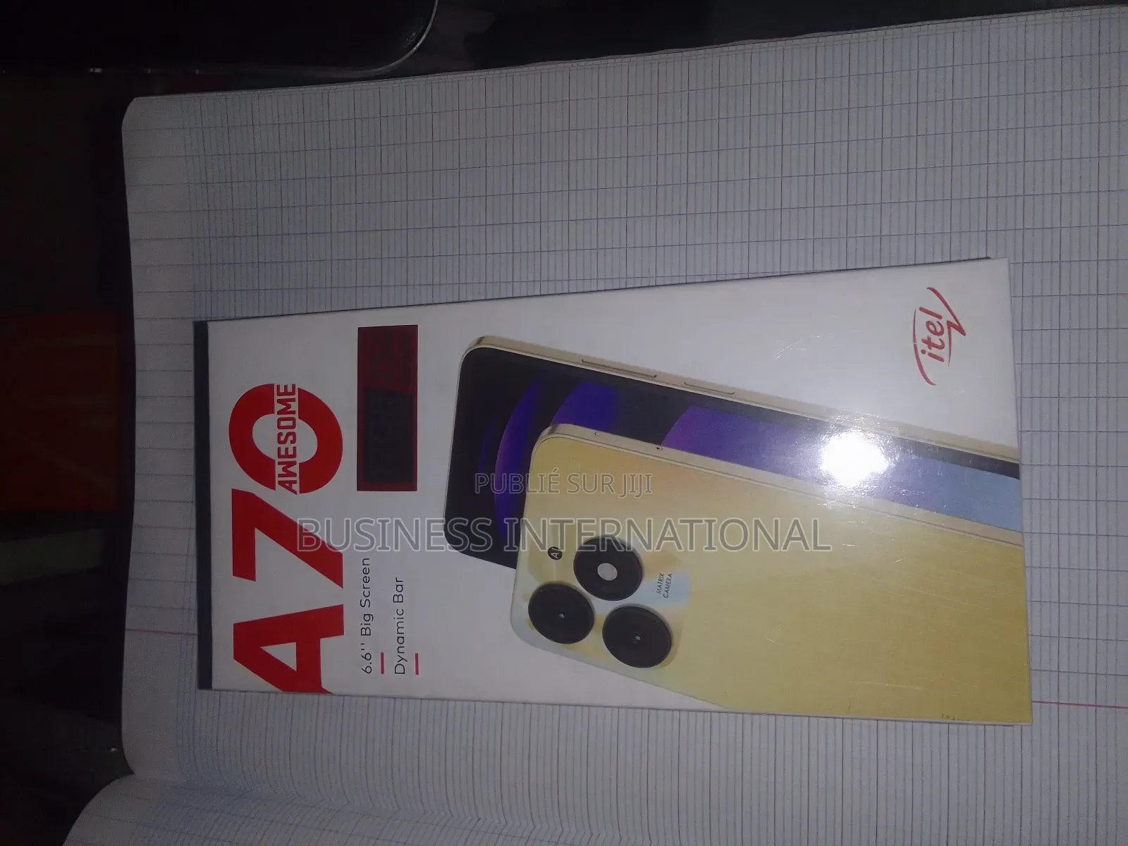 Nouveau Itel A70 256 GB Argenté