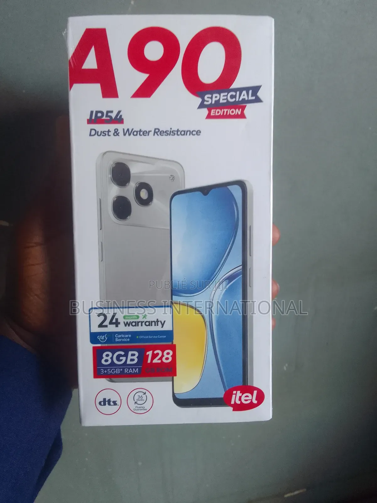 Nouveau Itel A90 128 GB Gris