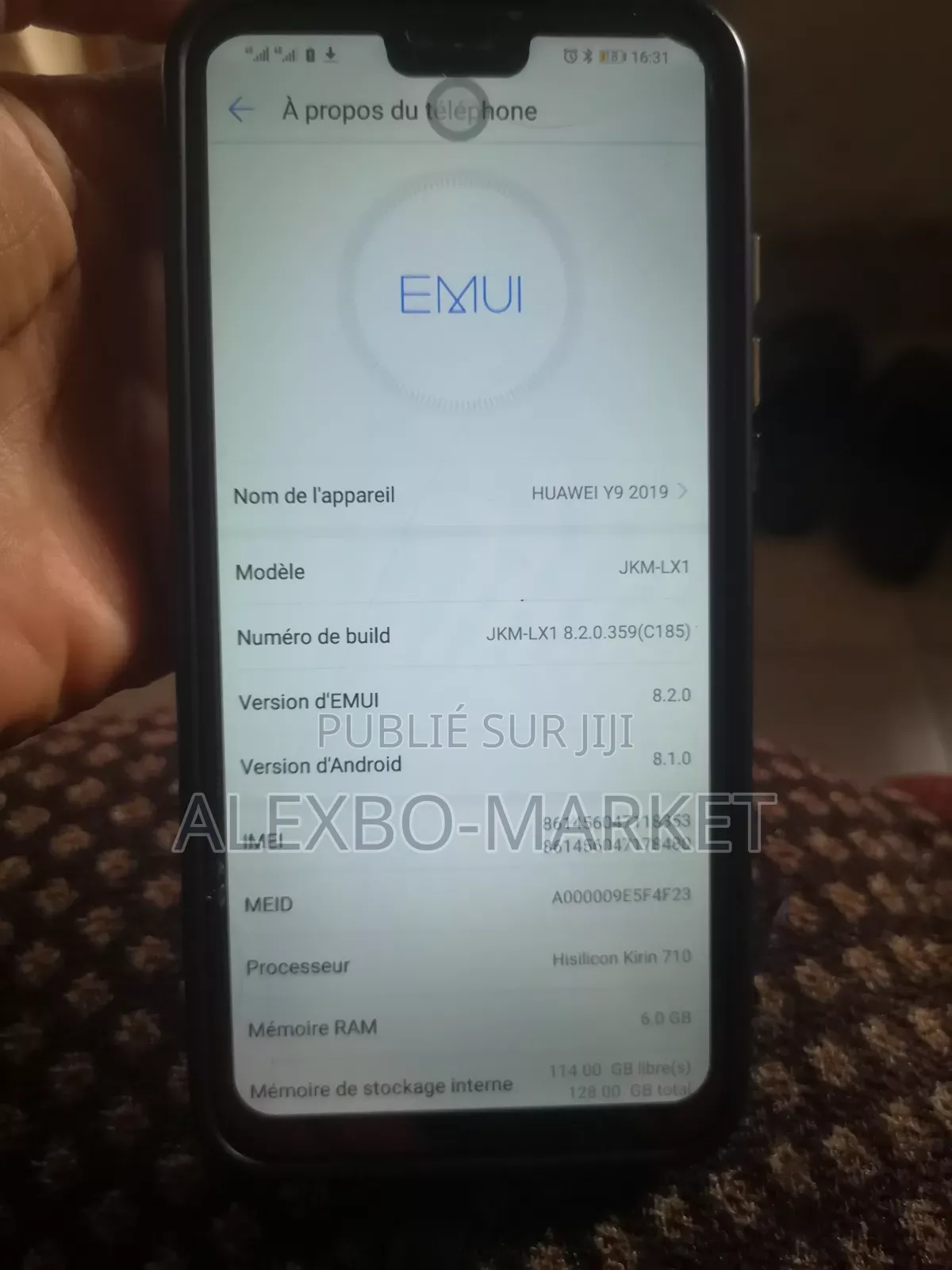 Huawei Y9 2019 Dual SIM 128 GB Noir