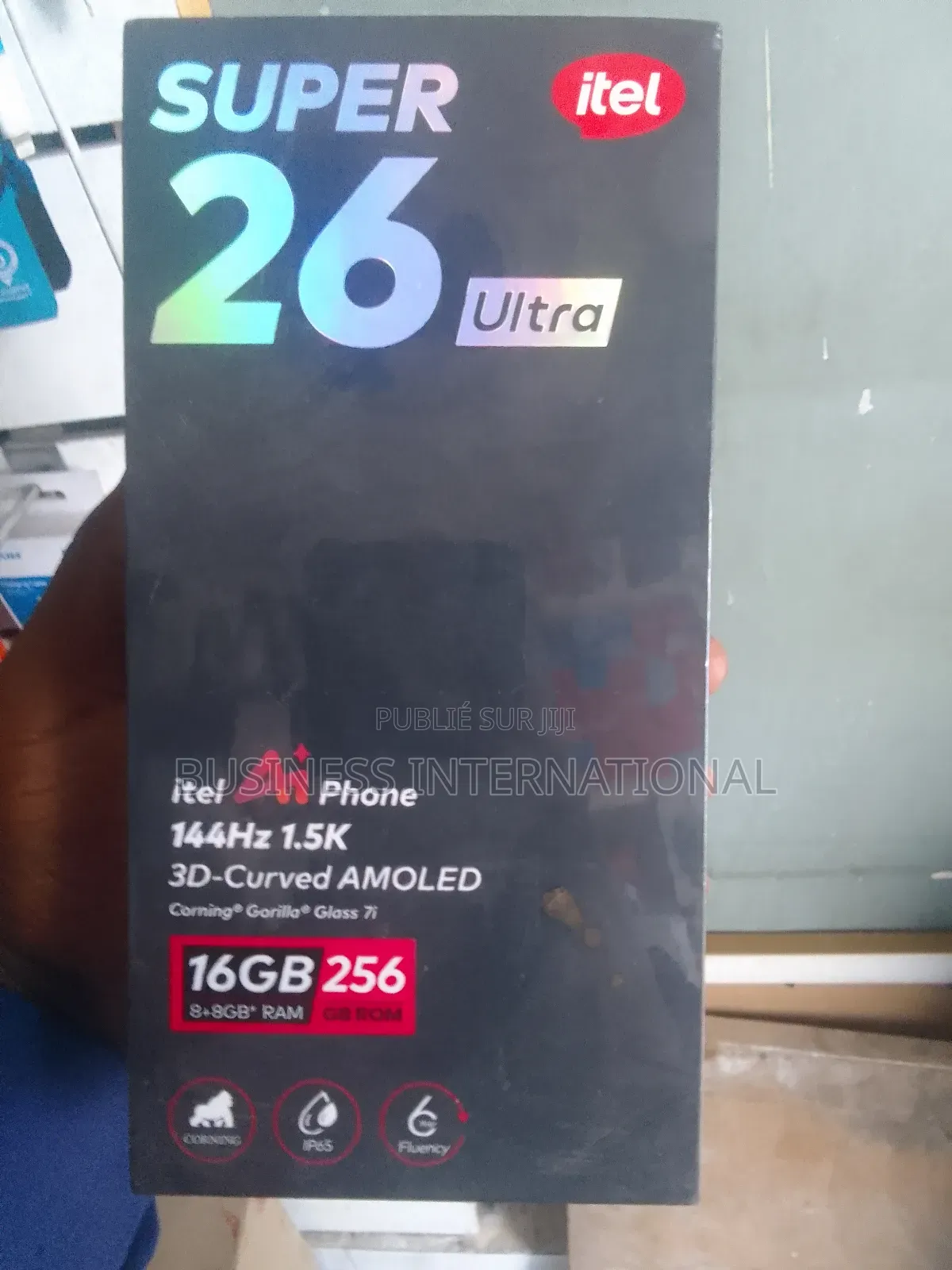 Nouveau Itel S26 Ultra 256 GB Noir
