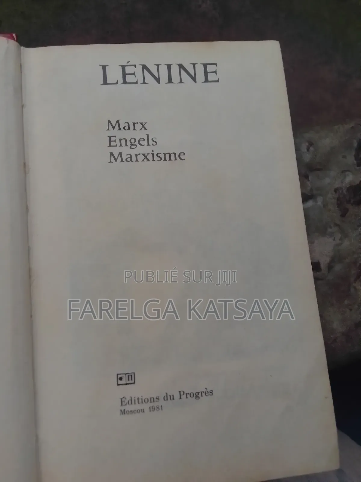 Lénine De Marx, Engels Marxisme