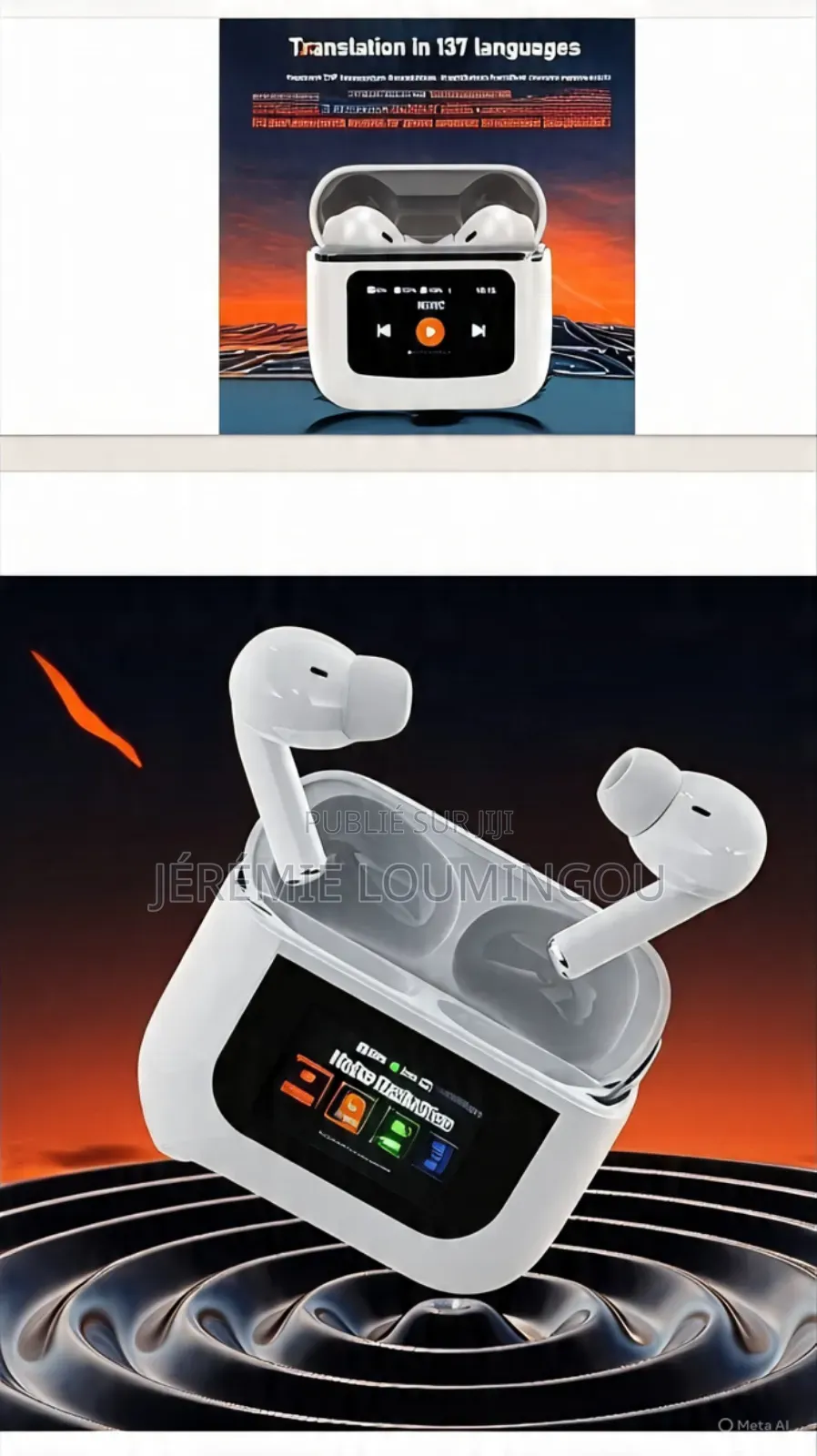 Écouteurs Avec Écran Tactile