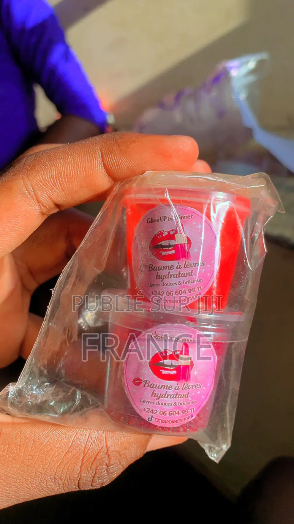 Baume Et Gommage À Lèvres Rose