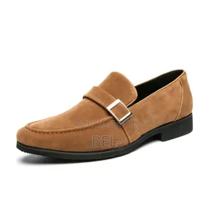 Mocassins En Daim Marron