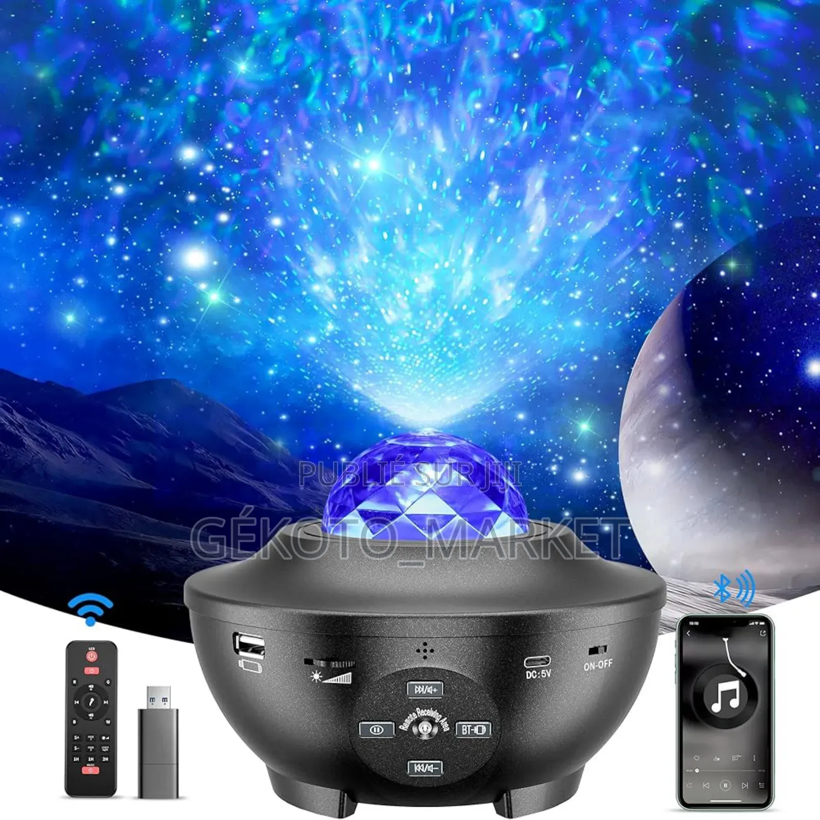 Veilleuse Projecteur d'Étoiles