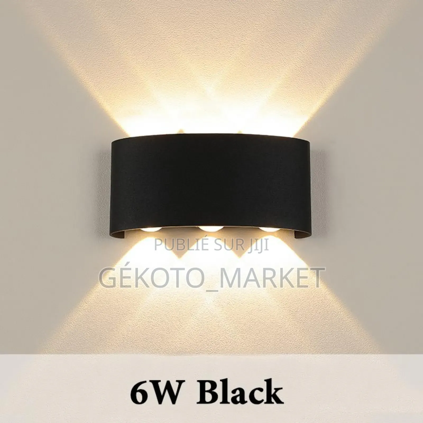 Applique Murale Double Éclairage À 6 Leds