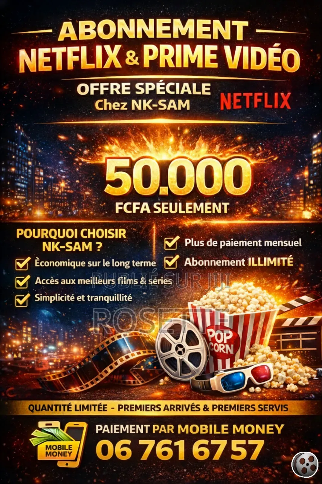 Abonnement Netflix Chez Nk.Sam