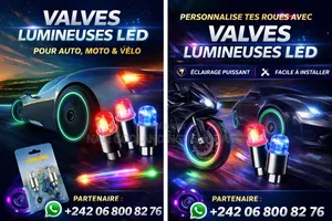Valves Led Lumineuses – Personnalise Tes Roues !