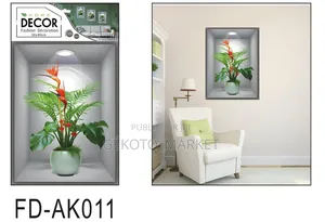 Applique Murale en Tableau De Pot De Fleurs