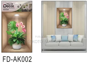 Applique Murale en Tableau De Pot De Fleurs