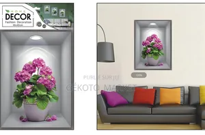 Applique Murale en Tableau De Pot De Fleurs