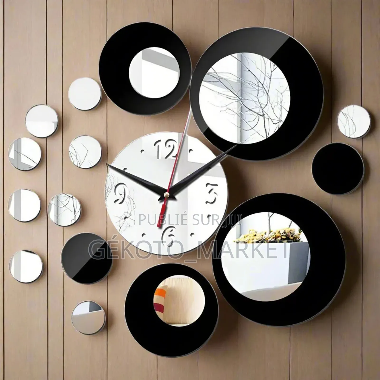 3d Murale Horloge Adhésif