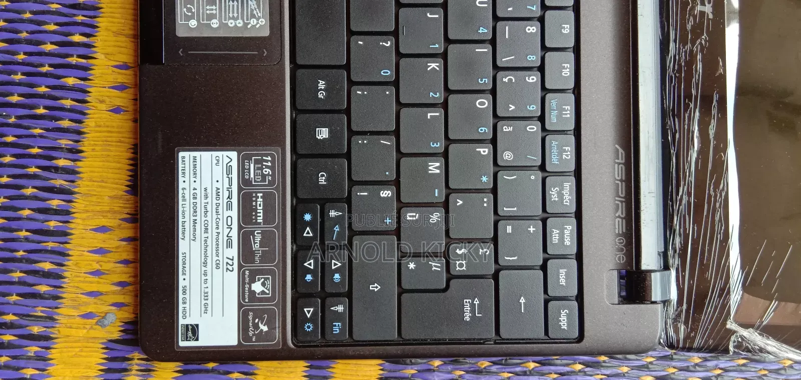 Ordinateur portable Acer Aspire 1 8GB Intel Core i7 HDD 500GB