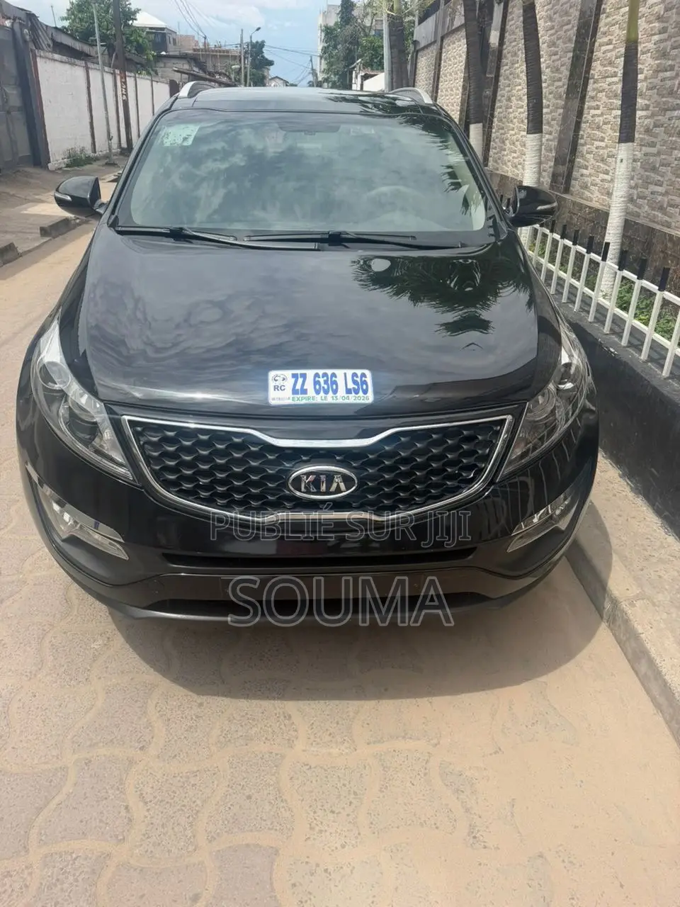 Kia Sportage Base 4dr FWD (2.4L 4cyl 6M) 2012 Noir