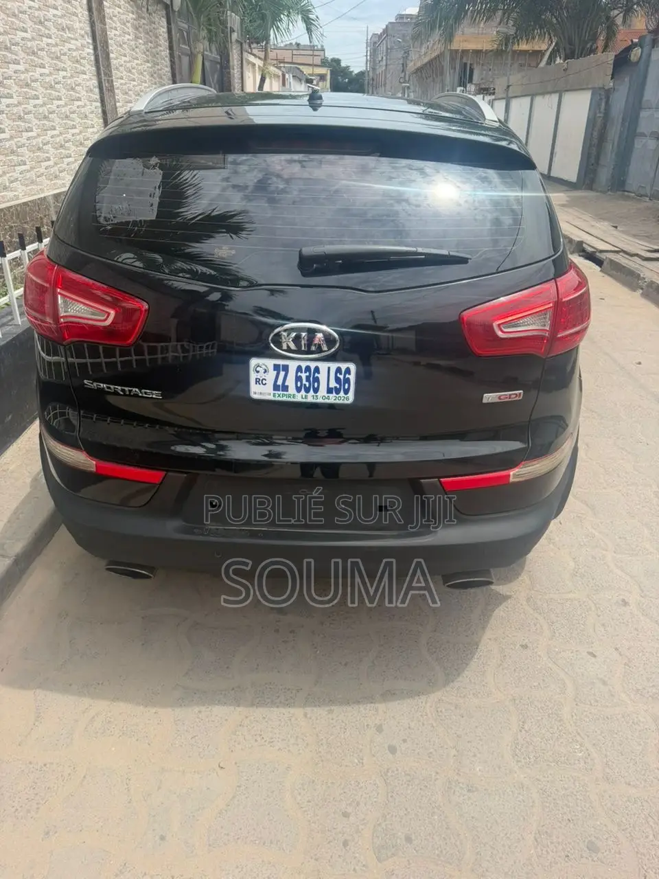 Kia Sportage Base 4dr FWD (2.4L 4cyl 6M) 2012 Noir