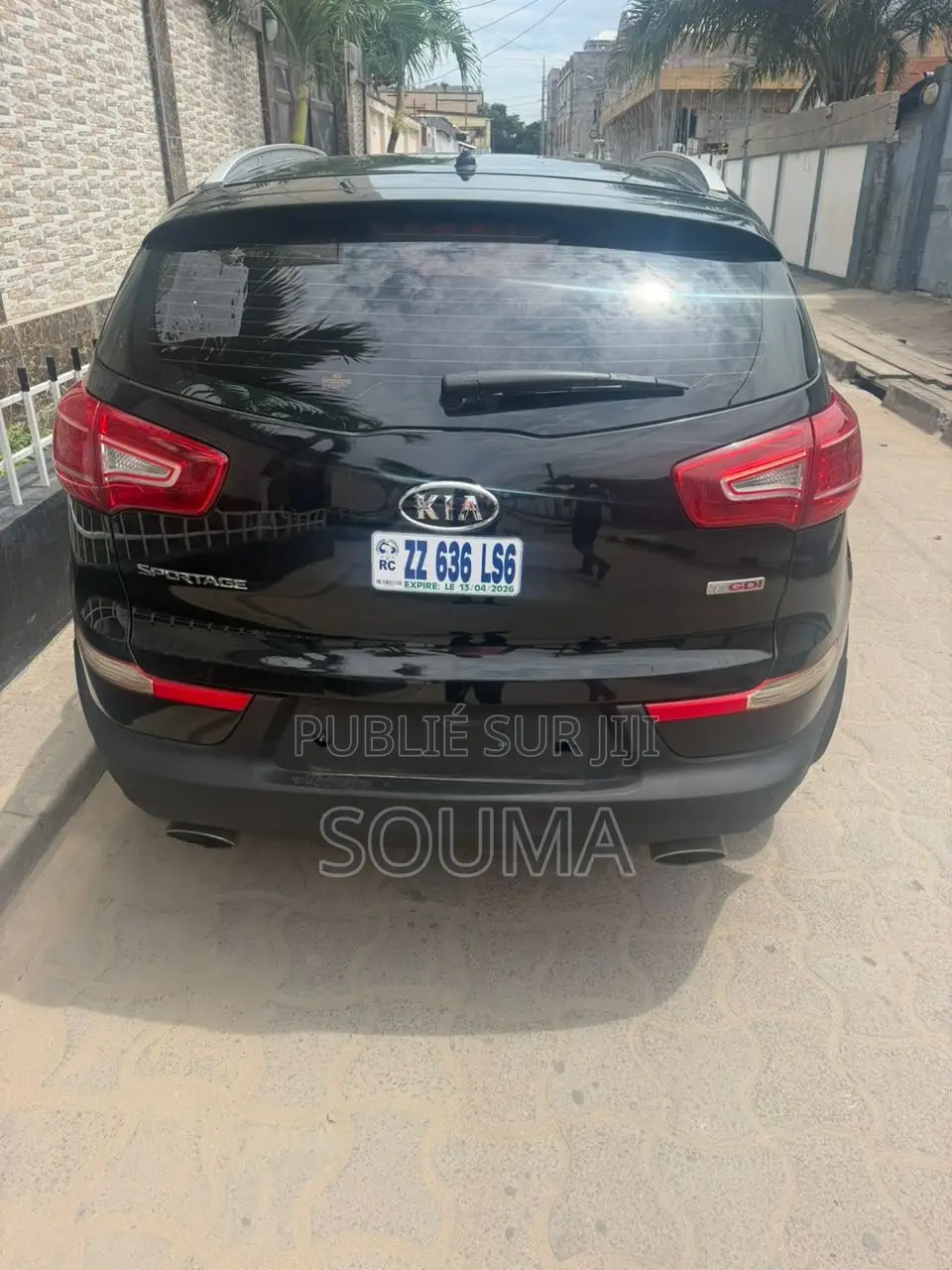 Kia Sportage Base 4dr FWD (2.4L 4cyl 6M) 2012 Noir