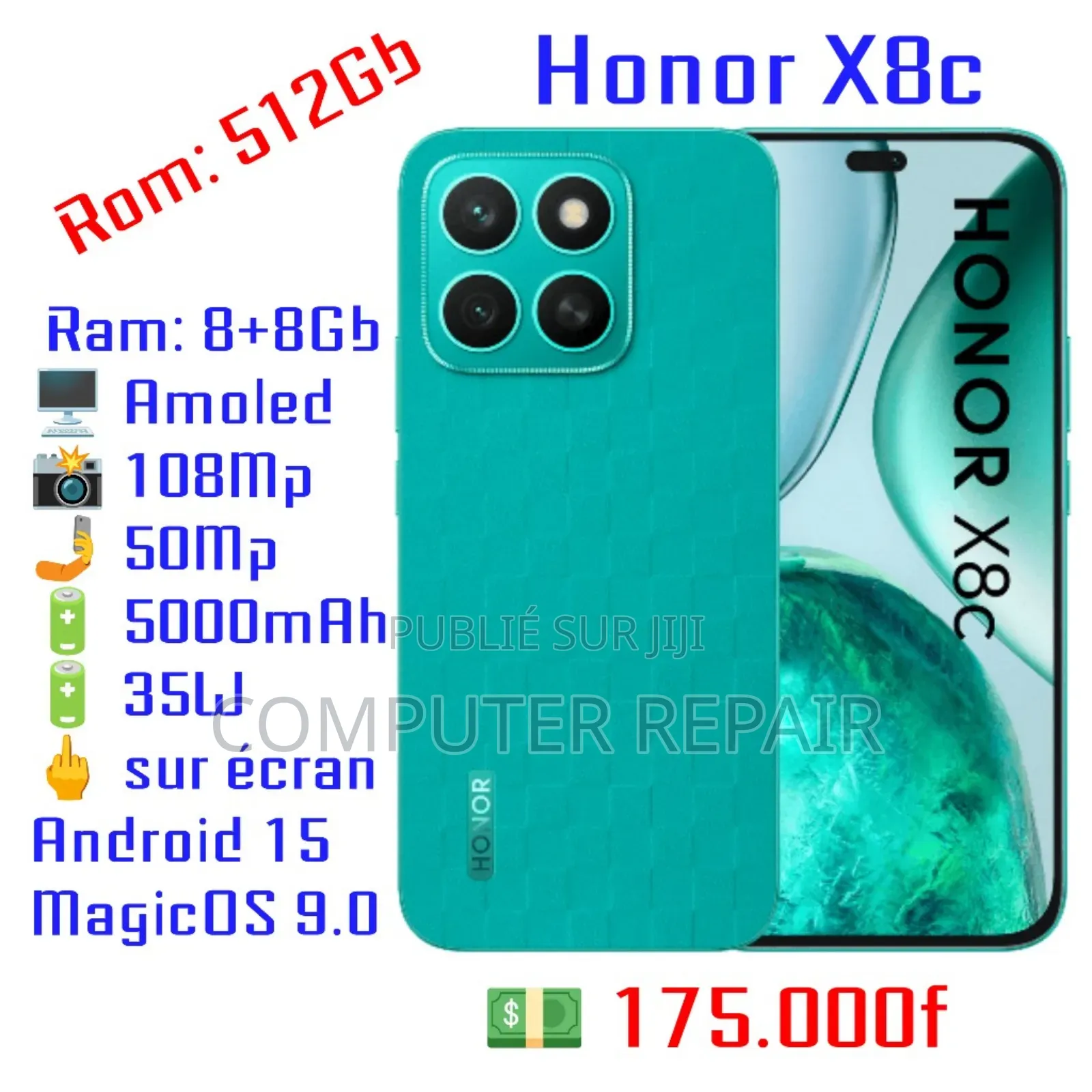 Nouveau Xiaomi Redmi Note 15 256 GB Noir