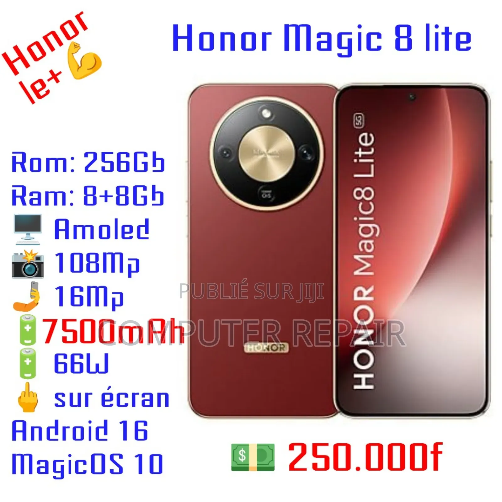 Nouveau Xiaomi Redmi Note 15 256 GB Noir