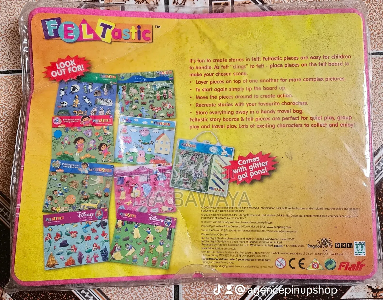 Figurines en Feutre Disney Princess (Souvent Appelées «