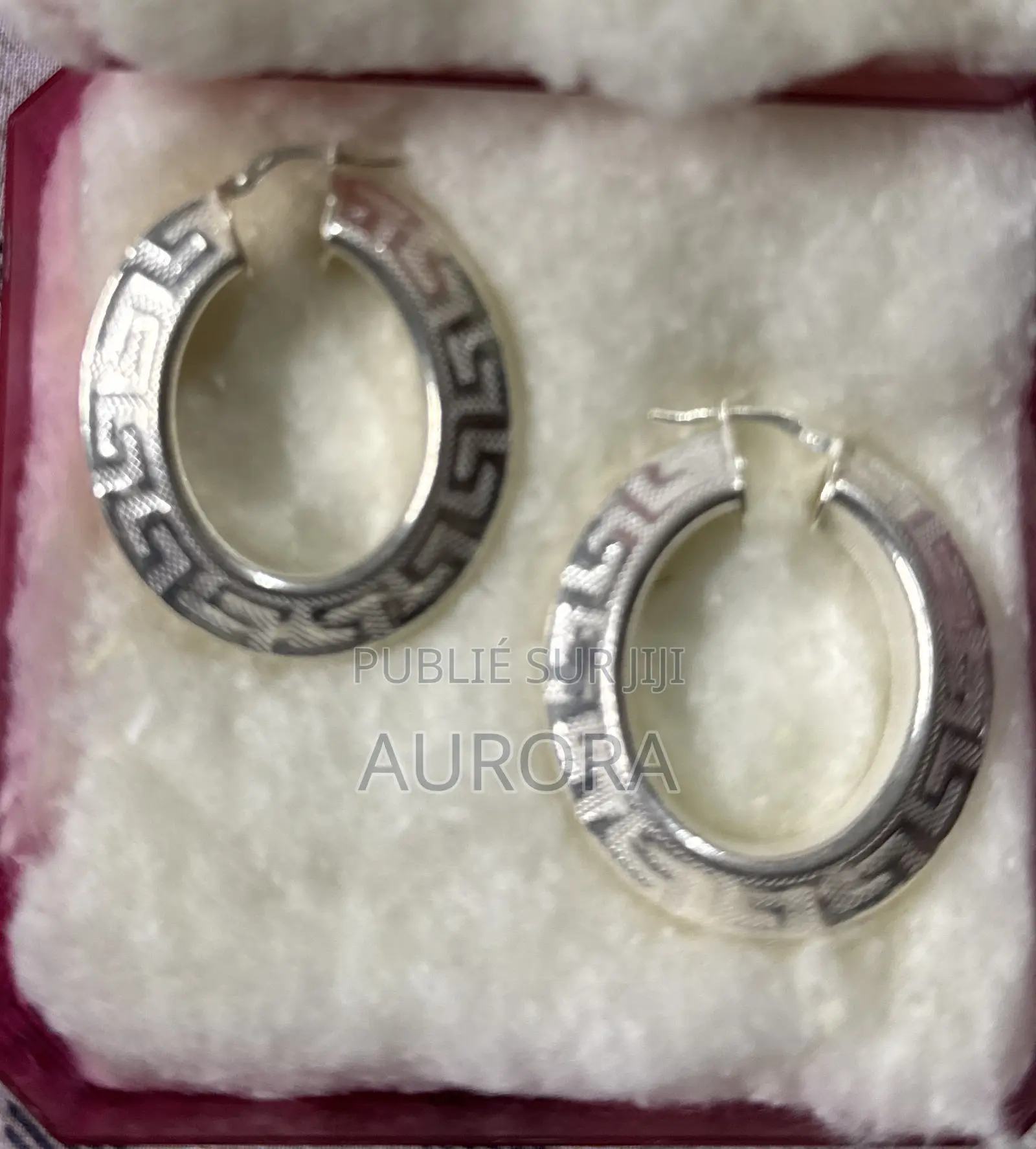 Nouvelle Collection *Boucles D’Oreilles en Argent Pur De Dubaï*