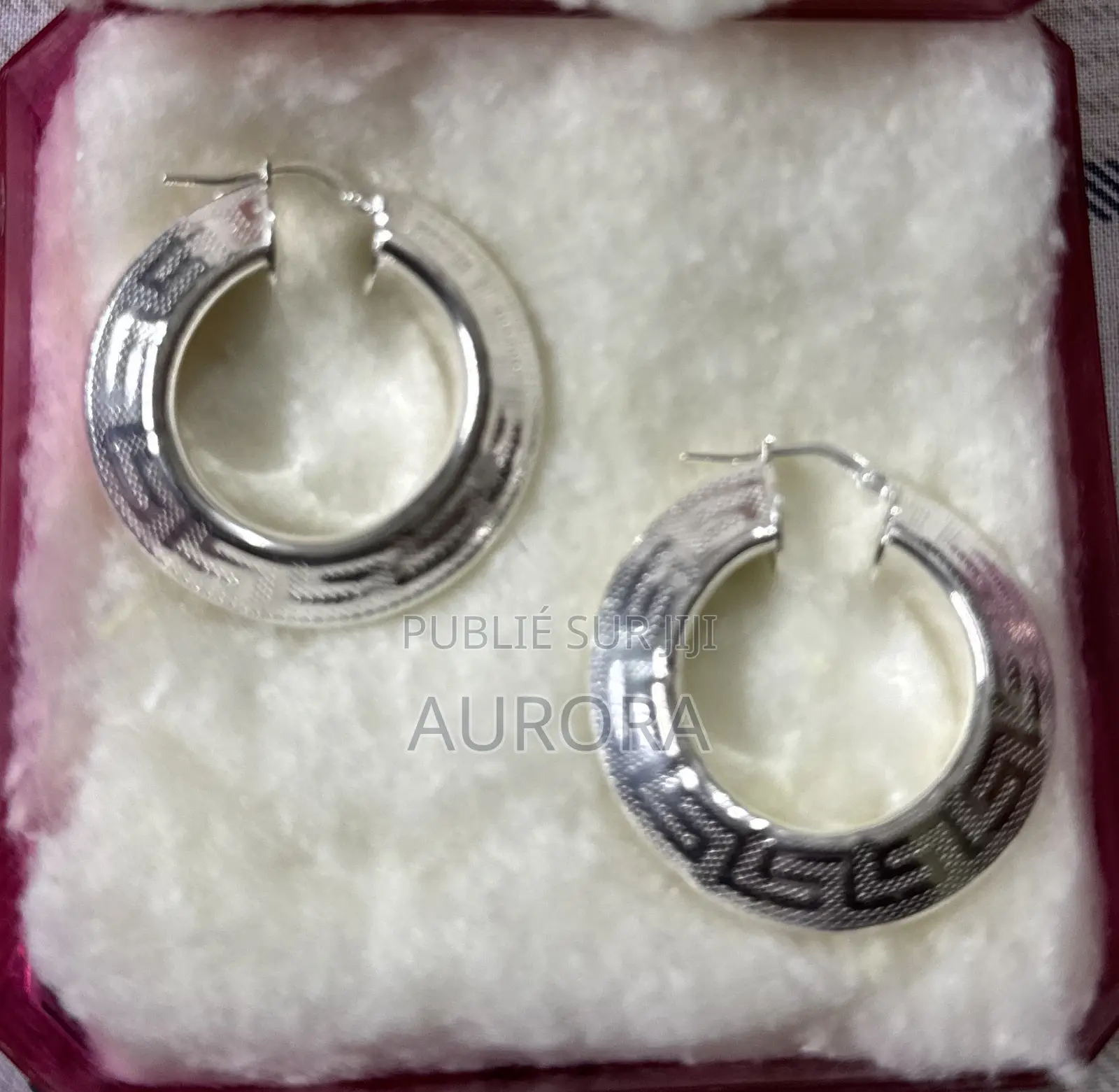 Nouvelle Collection *Boucles D’Oreilles en Argent Pur De Dubaï*