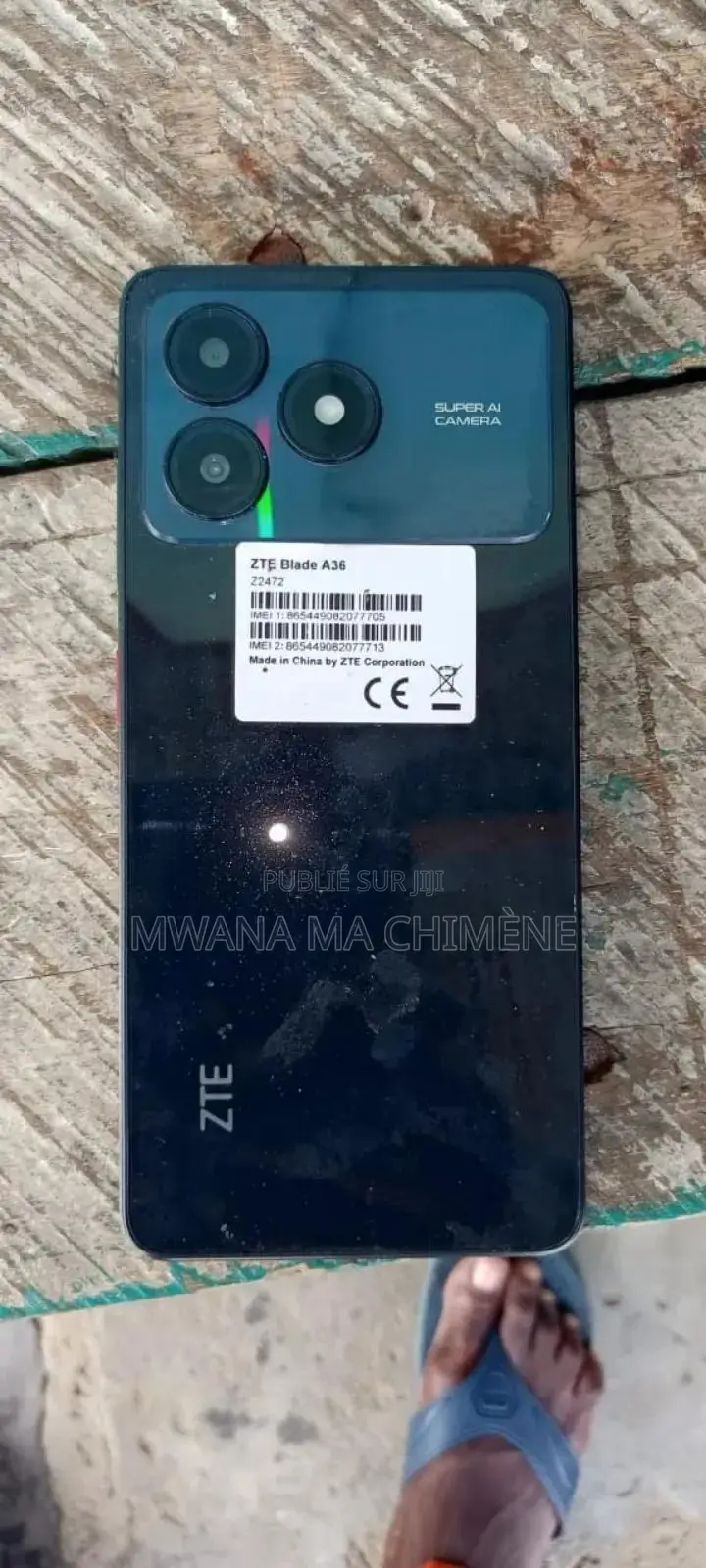 Nouveau ZTE Blade A36 64 GB Noir
