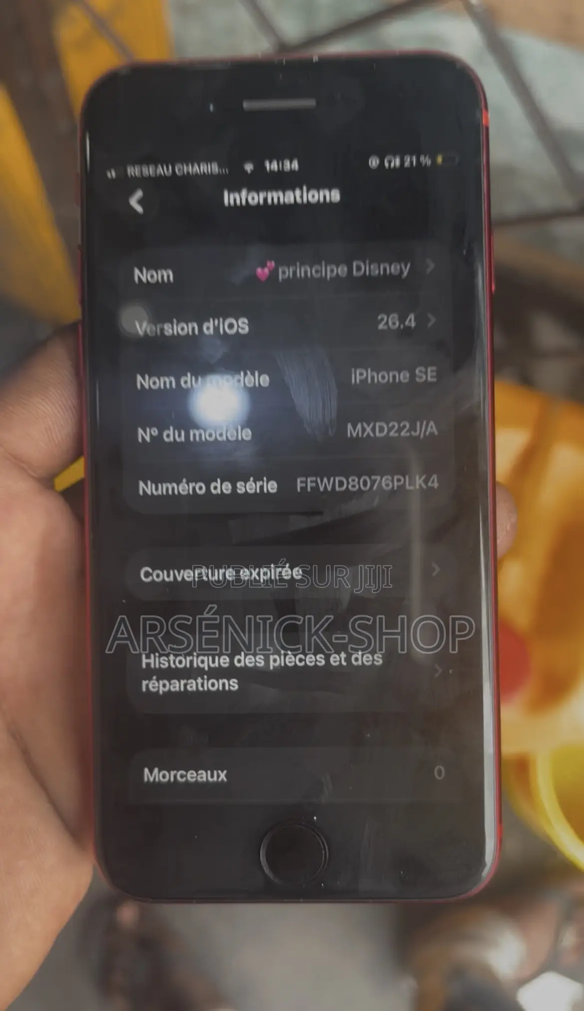 Apple iPhone SE 128 GB Rouge