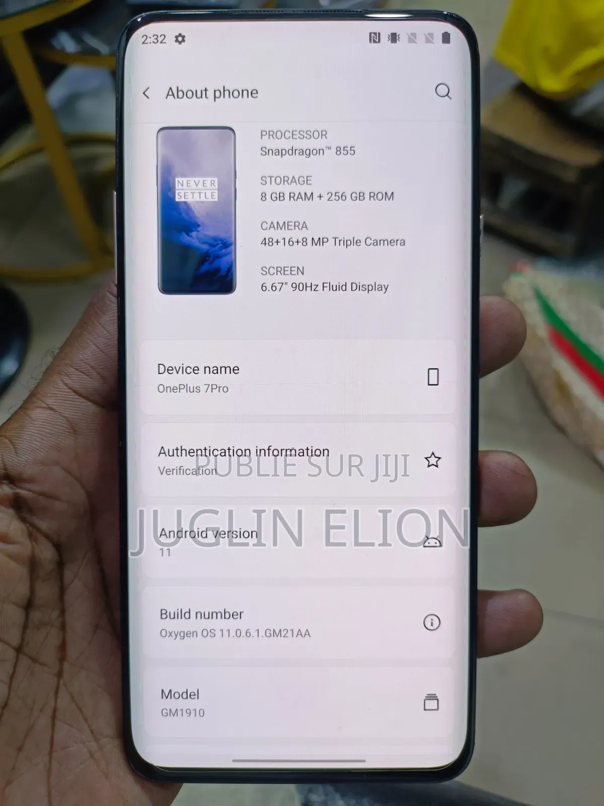 Nouveau OnePlus 7 Pro 256 GB Doré