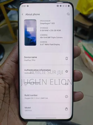 Nouveau OnePlus 7 Pro 256 GB Doré