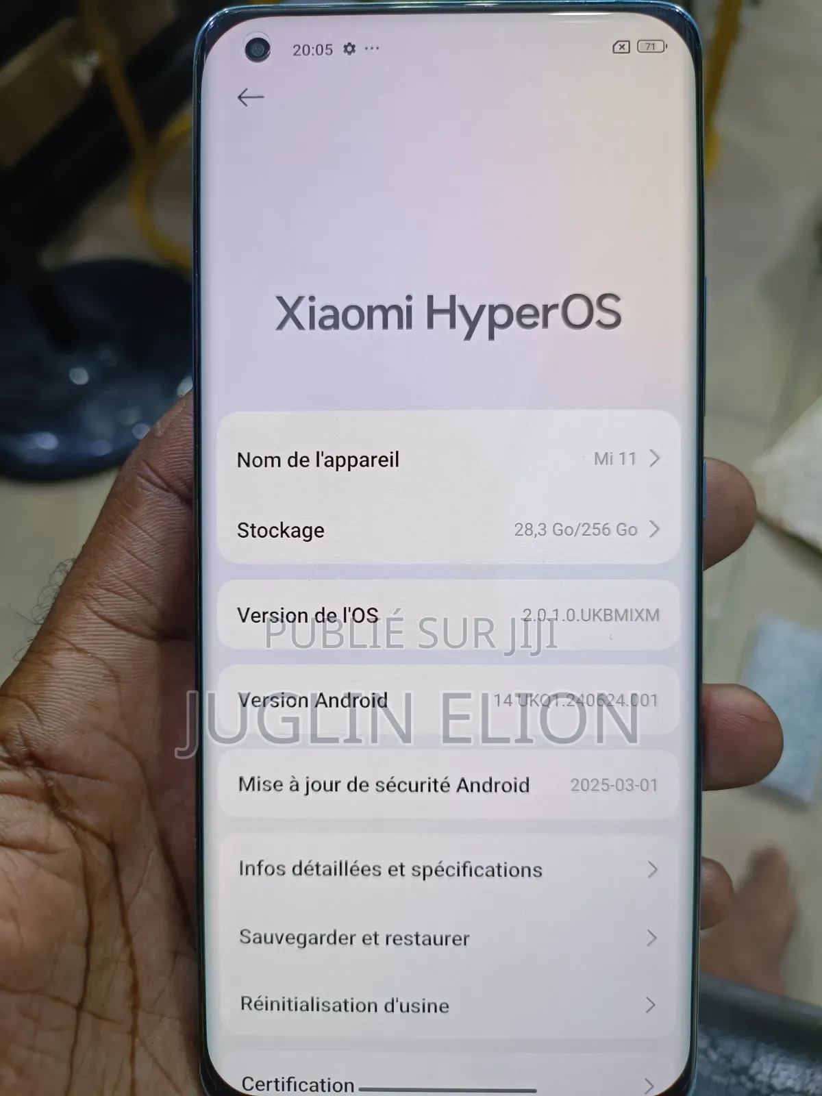 Nouveau Xiaomi Mi 11 256 GB Bleu