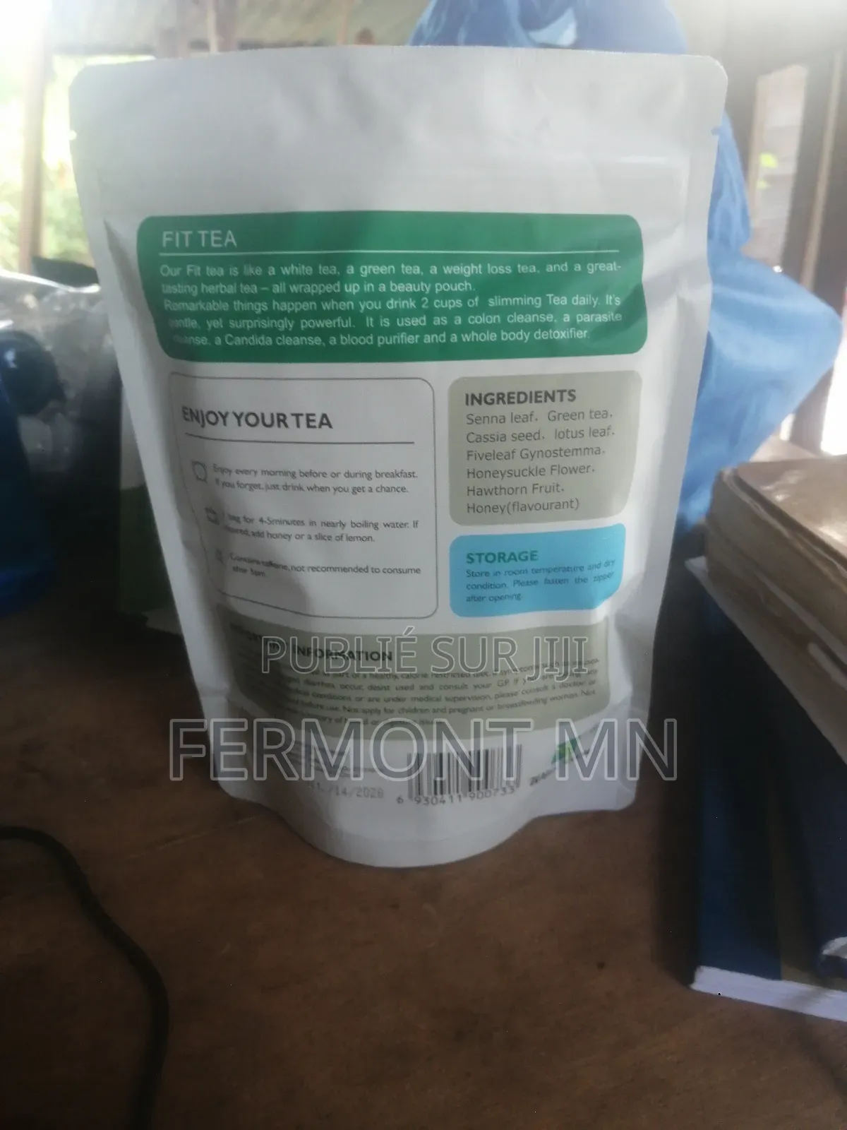 Thé Fit Tea 28 Jours, Votre Plat Nettoyage Perte De Poids 28 Sachets