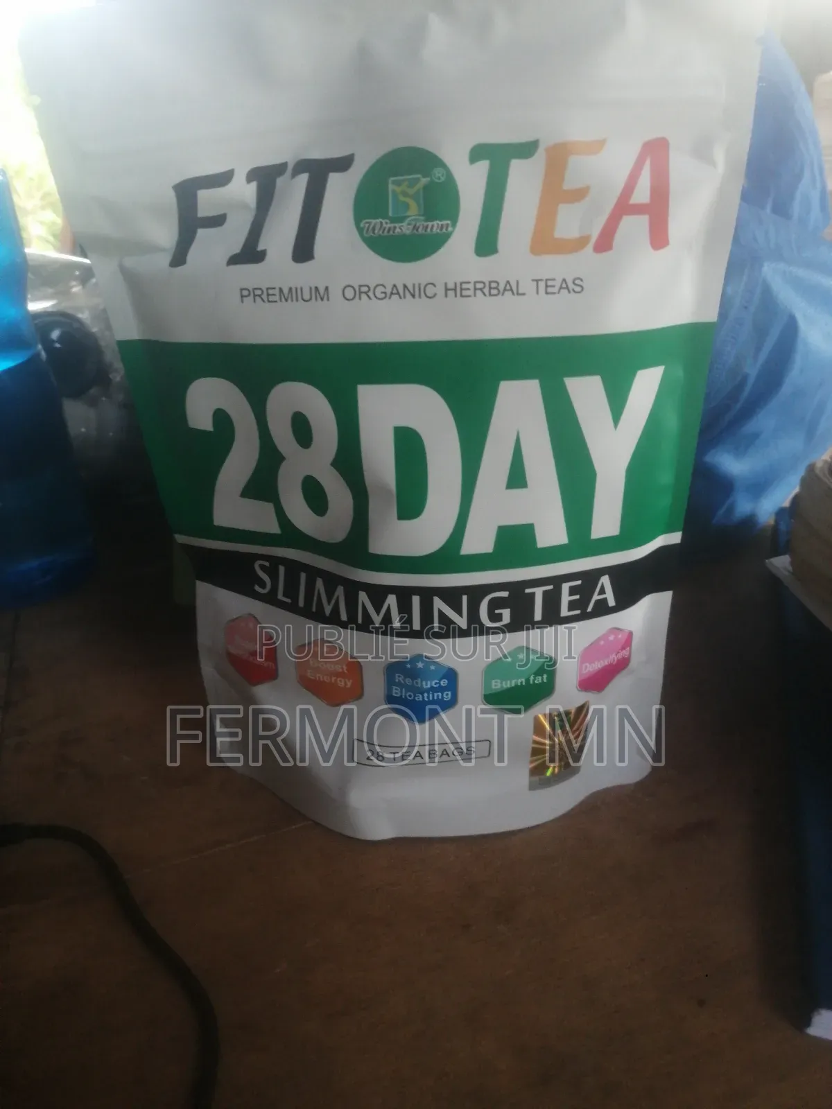Thé Fit Tea 28 Jours, Votre Plat Nettoyage Perte De Poids 28 Sachets