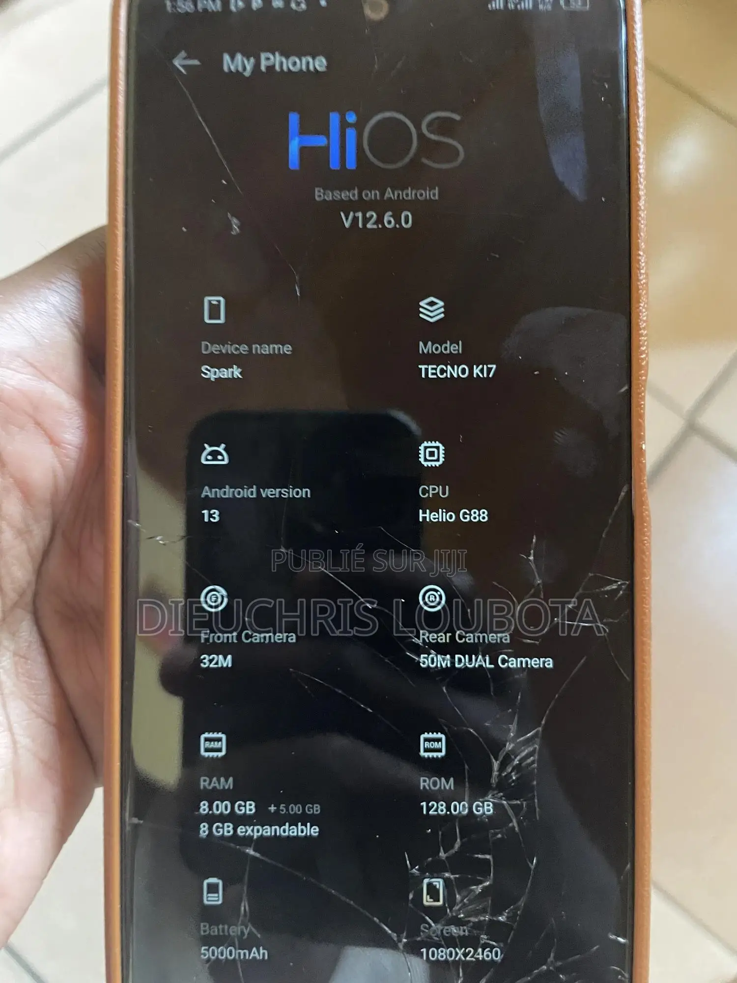 Tecno Spark Plus K9 16 GB Blanc