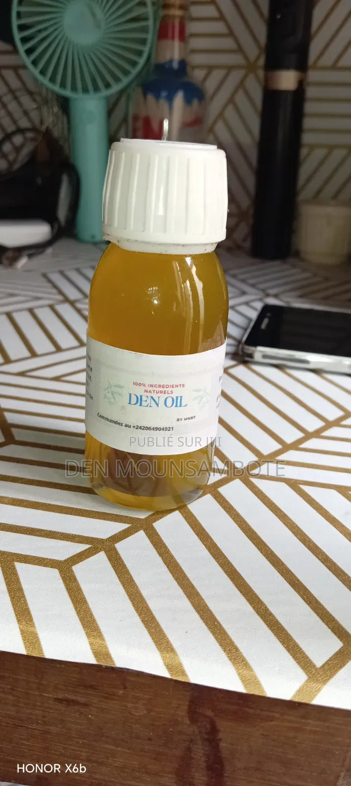 Den Oil Pour Cheveux