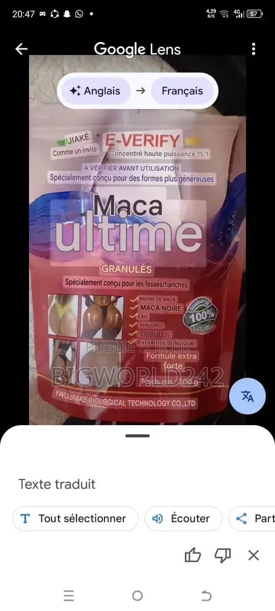 Ultimate Maca Plus Granulés