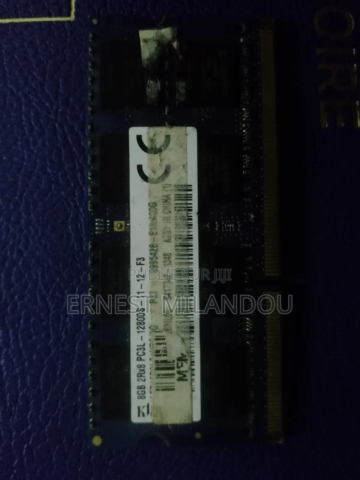 Barrette De Mémoire Pour Unité Centrale Avec 8g De Ram