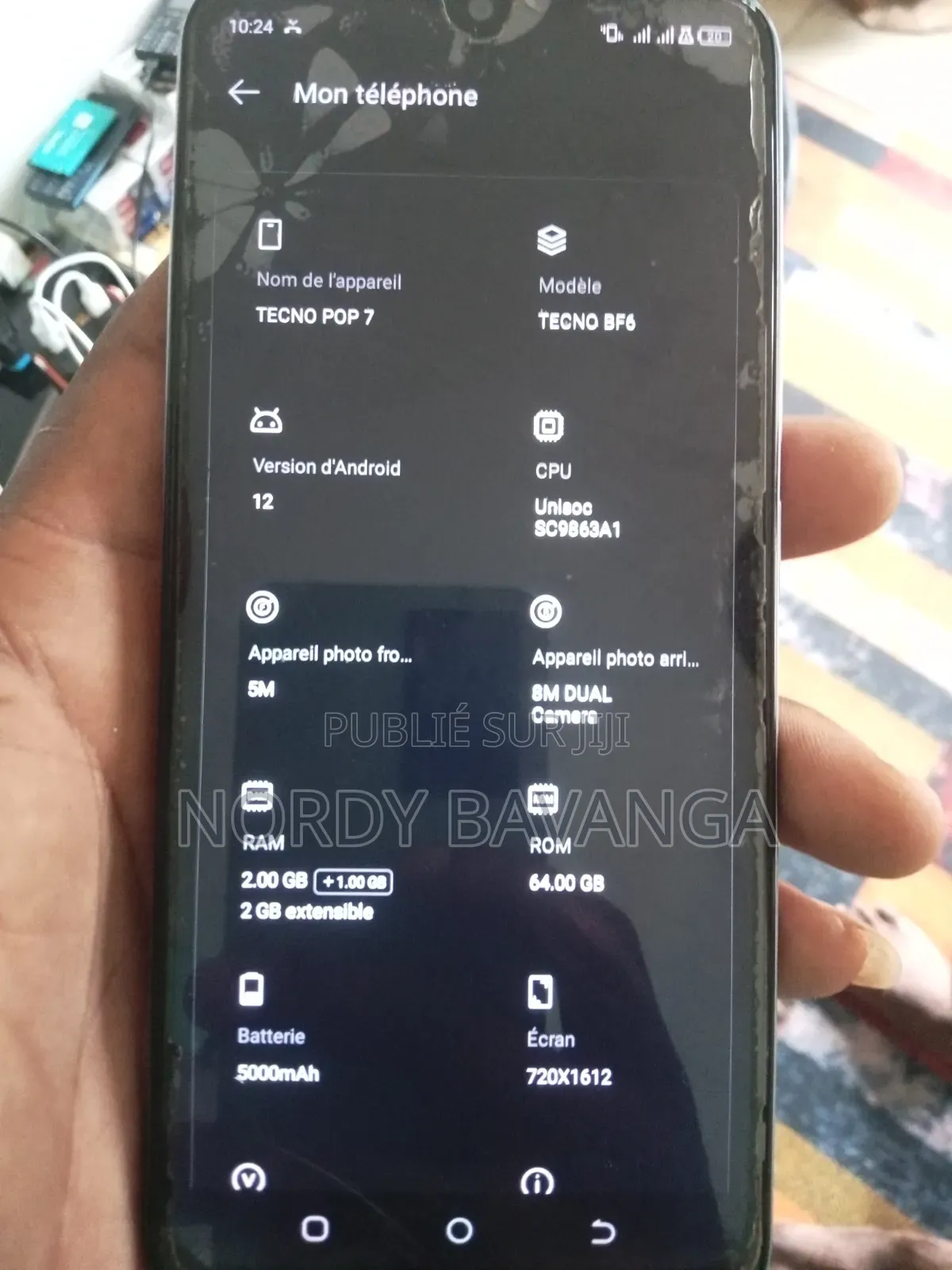 Tecno Pop 7 64 GB Gris