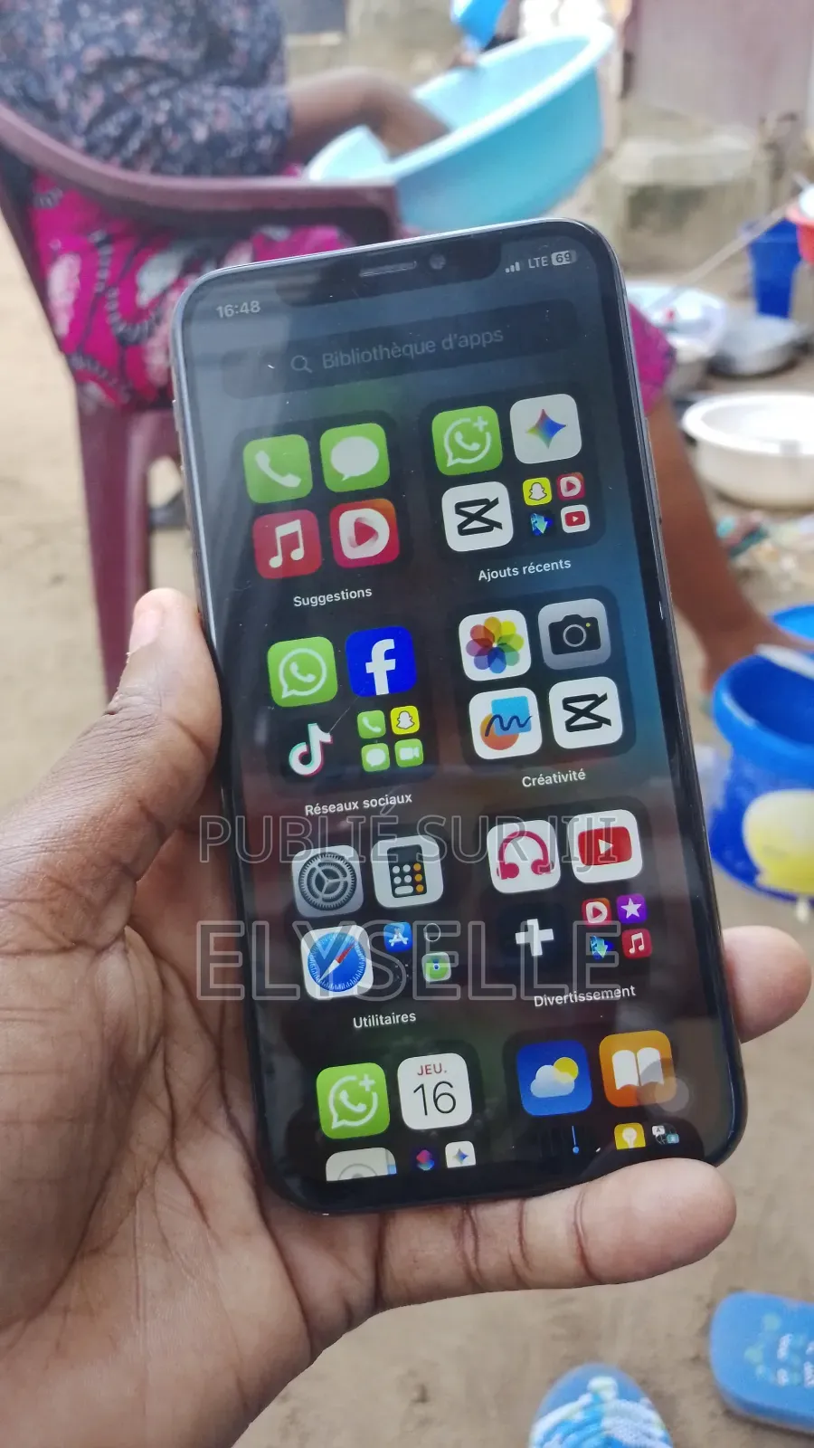 Nouveau Apple iPhone XS 64 GB Noir