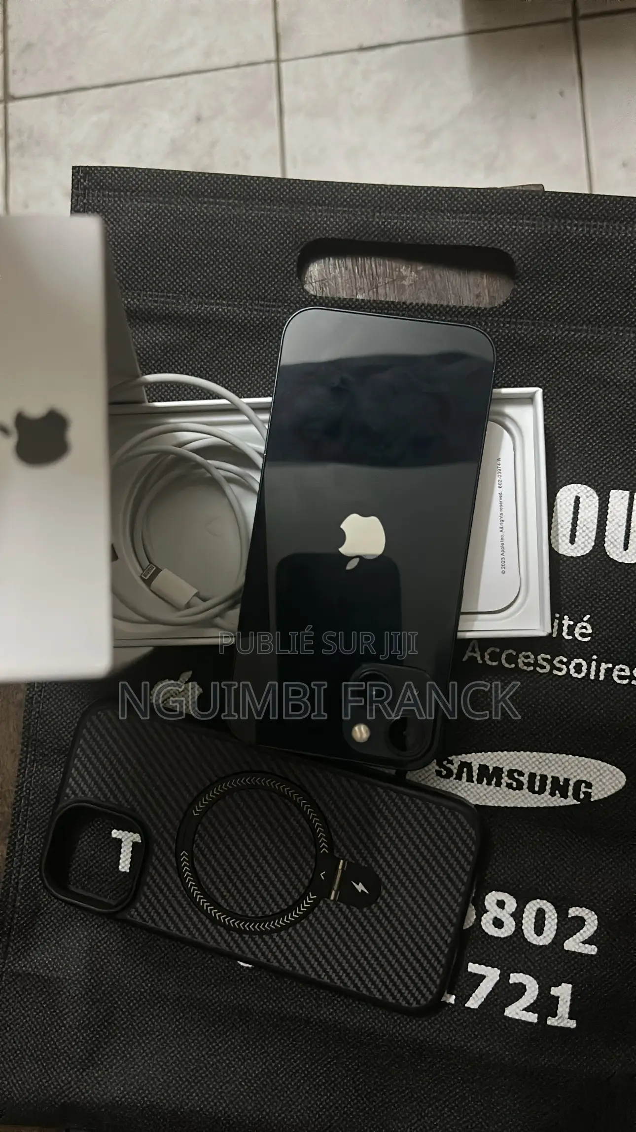 Nouveau Apple iPhone 13 256 GB Noir