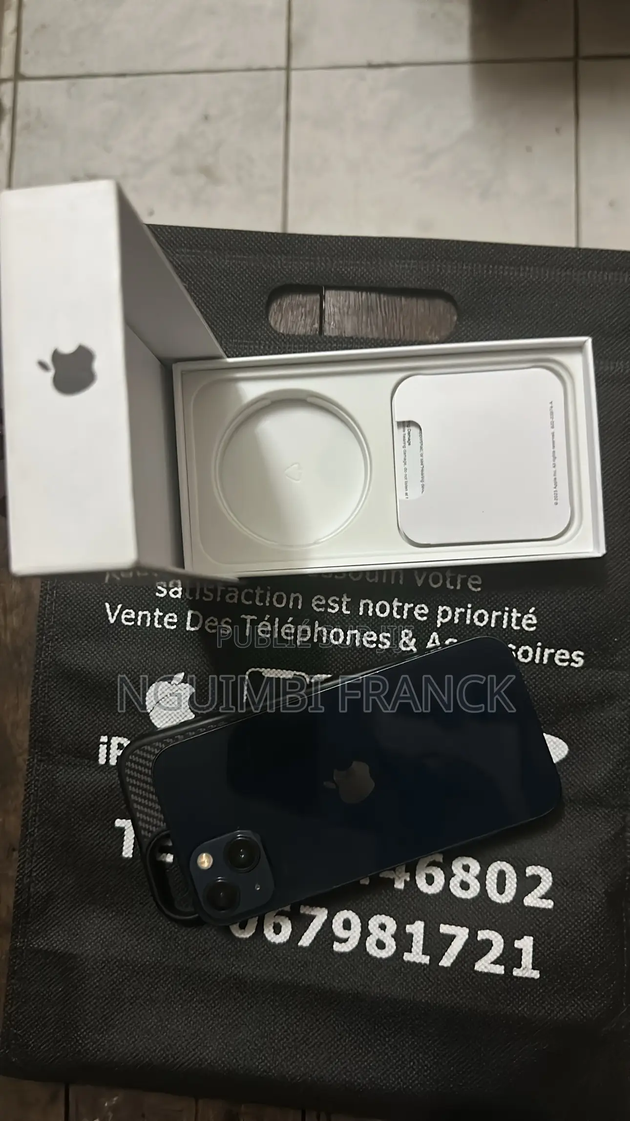 Nouveau Apple iPhone 13 256 GB Noir