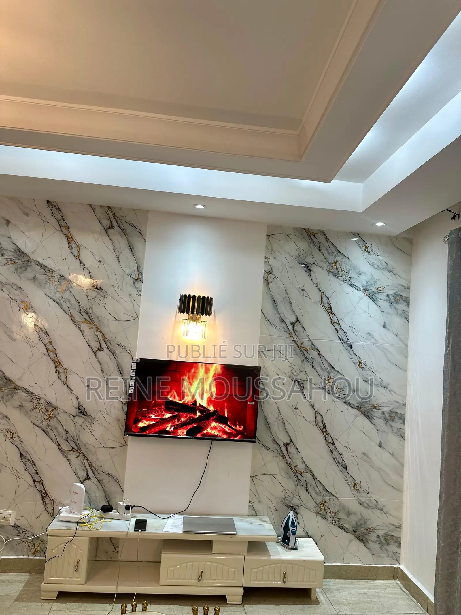 Meublé 2chbre Appartement dans Brazzaville, Moungali à Louer