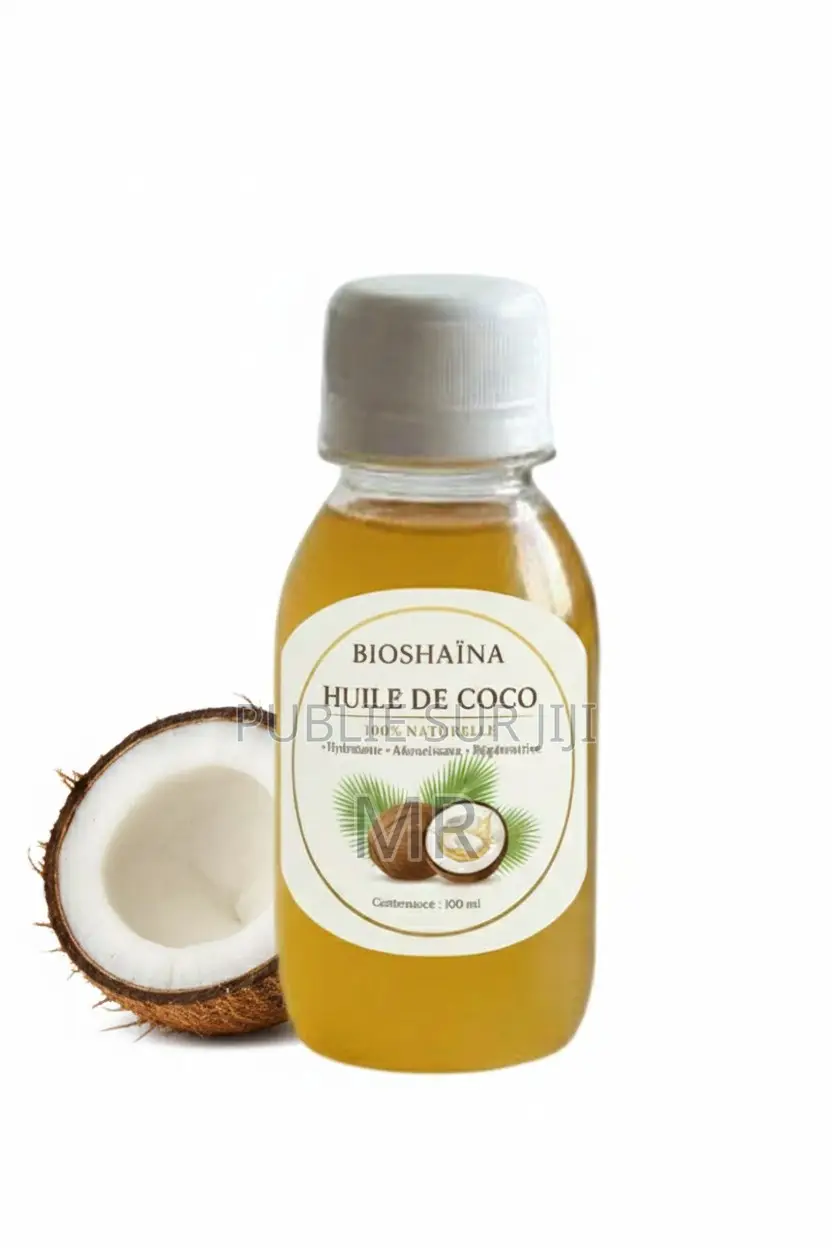 Huile De Noix De Coco Bioshaïna 100% Naturel