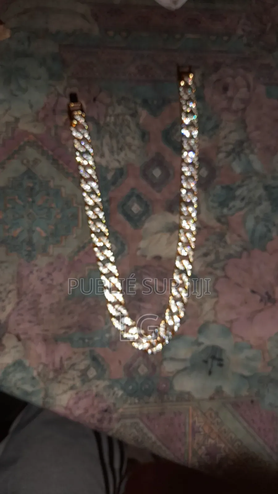 Collier Full Ice Doré