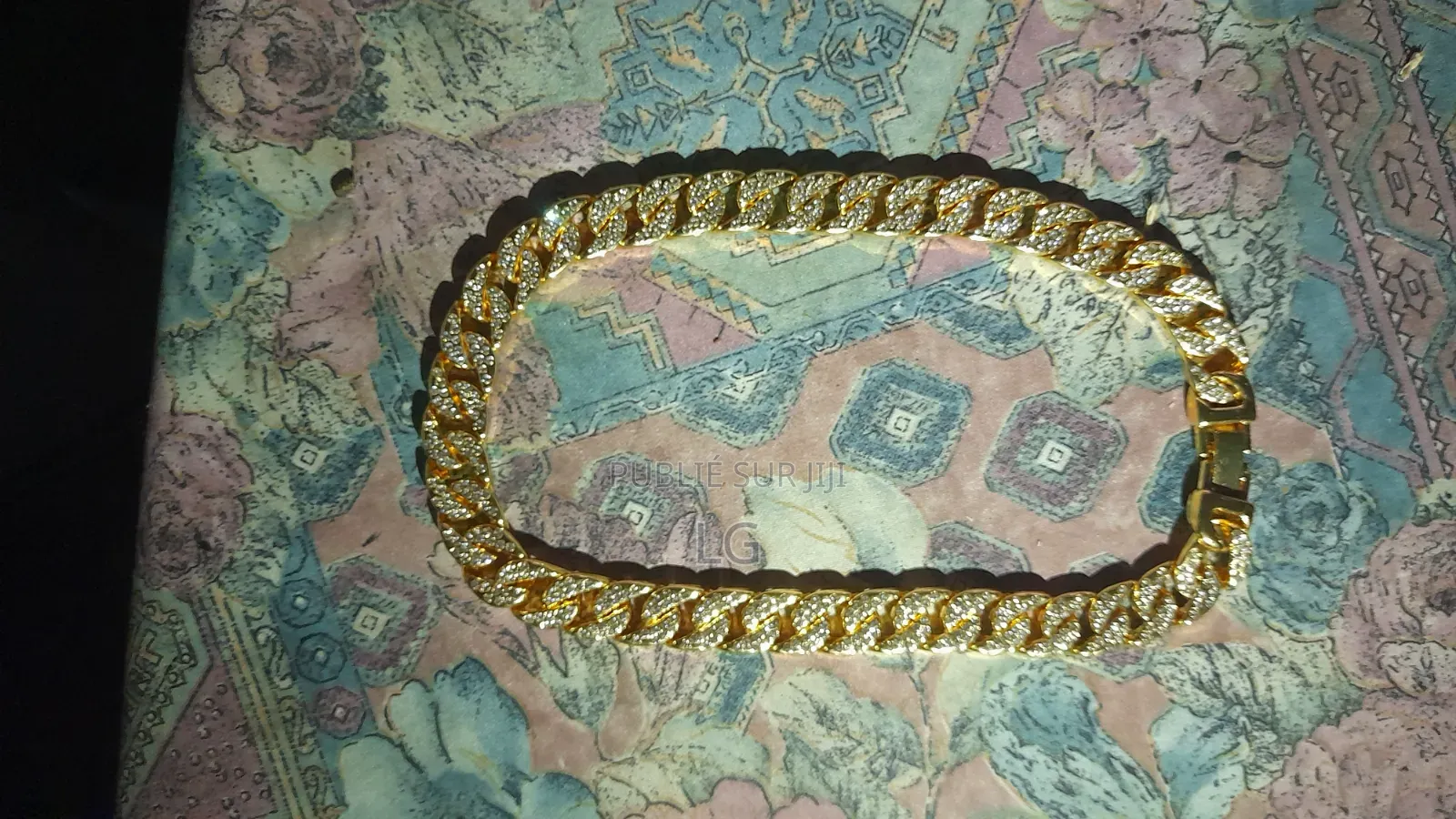 Collier Full Ice Doré