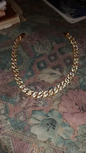 Collier Full Ice Doré