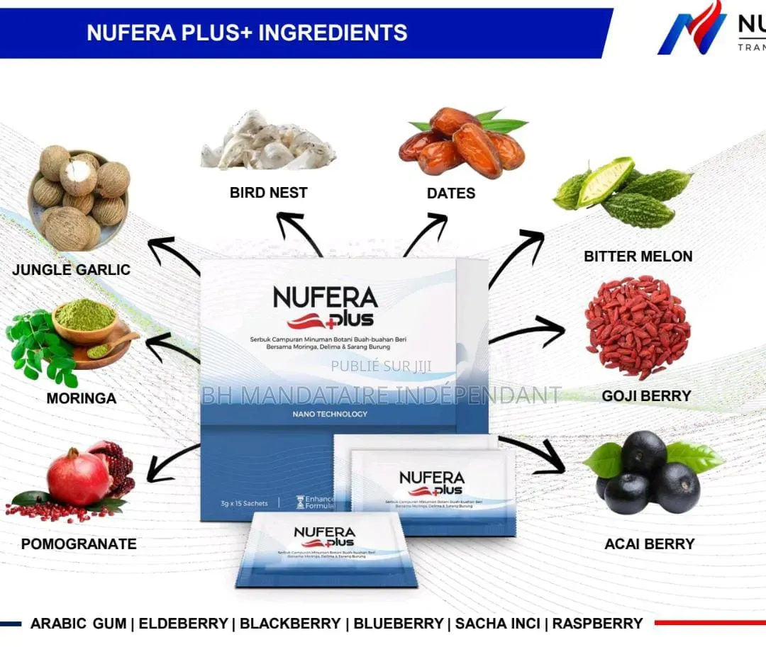 Nufera Plus, Complément Alimentaire Naturel Pour Le Bien-Être Général